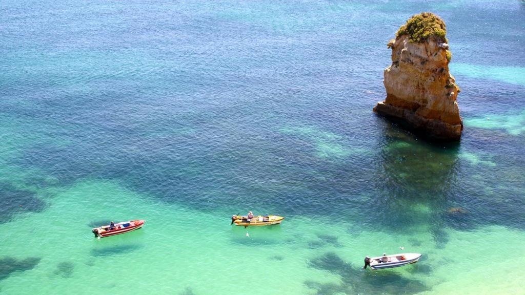 Bel Appartement Au Bord De La Mer De Porto De Mos Lagos Bagian luar foto